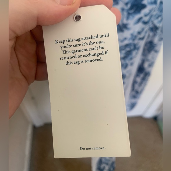 Abercrombie & Fitch NWT Camille Tie-Back Gown Maxi - Light Blue Floral - XLP - Picture 11 of 14